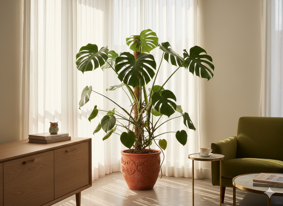 Monstera Deliciosa indoor plant